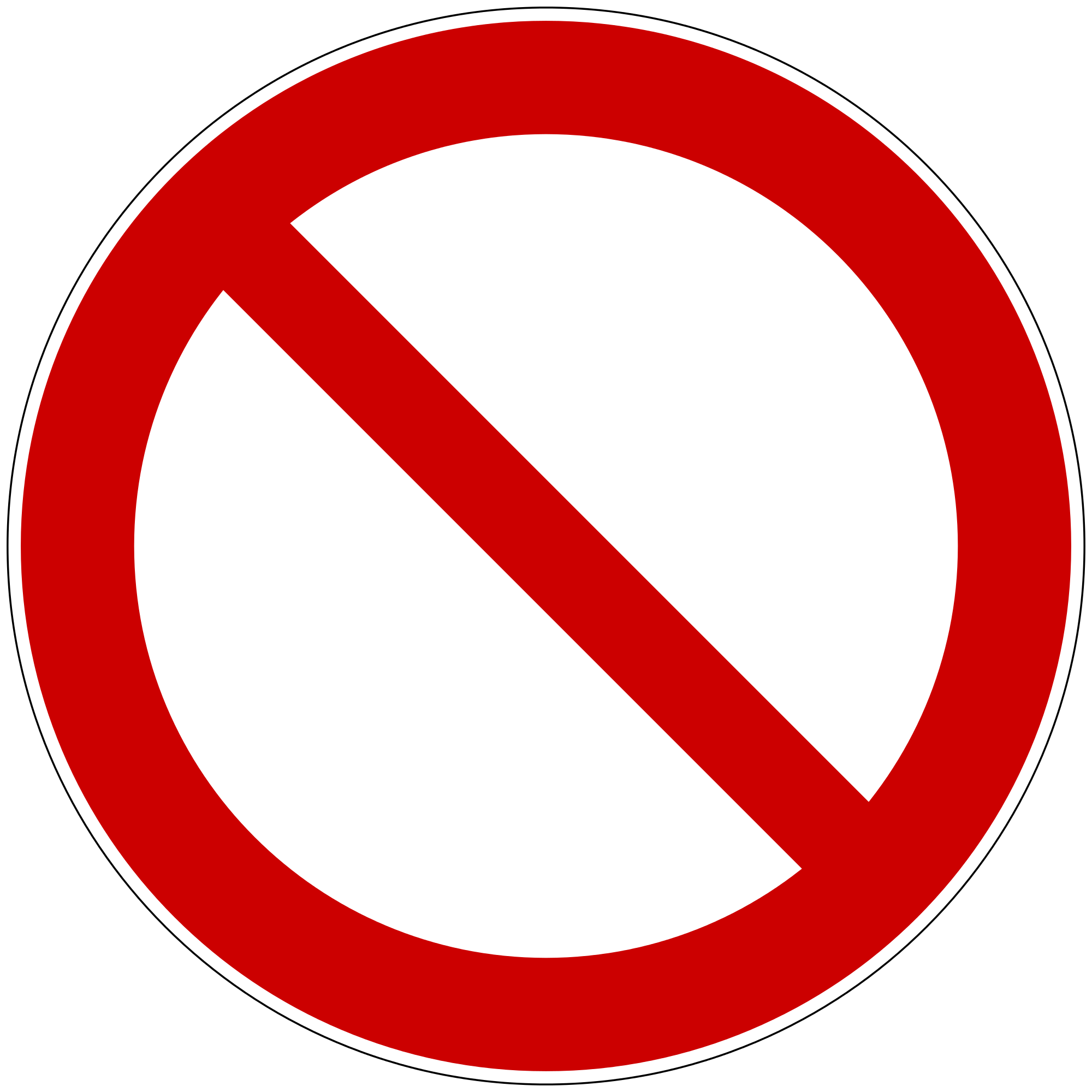 verboten Zeichen