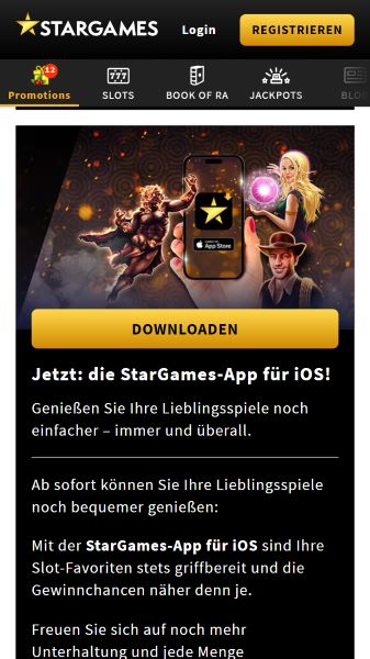 Die Stargames App 